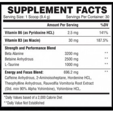 Centurion Labz Rage XXX Pre-Workout 280g Centurion Laboratories